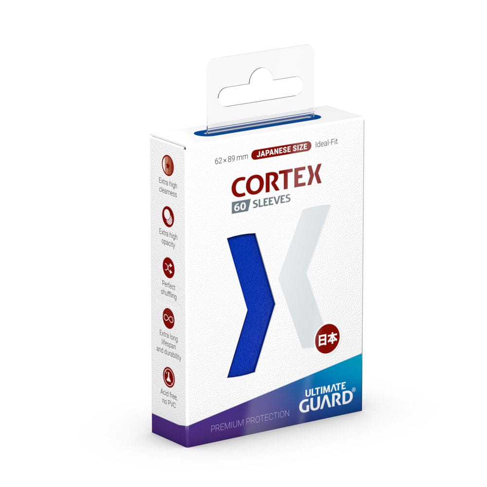 Sleeves – Ultimate Guard - Cortex Japanese Size Blau (60 Stk.) CoolUp Cards